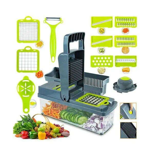 16 Pieces Multifunctional vegetable cutter / Slicer
