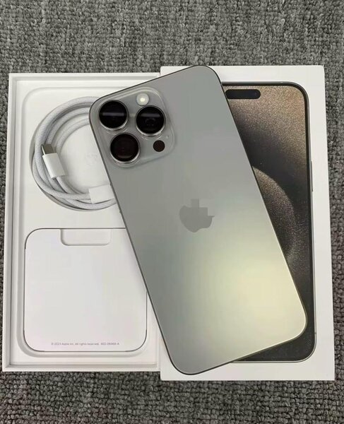 iPhone 15 pro max128 Go Argent