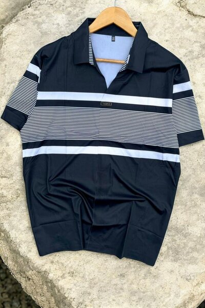 Polo homme rayé