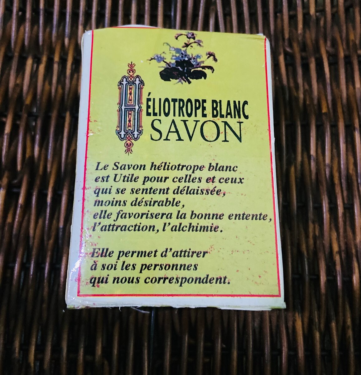 Savon Héliotrope Blanc