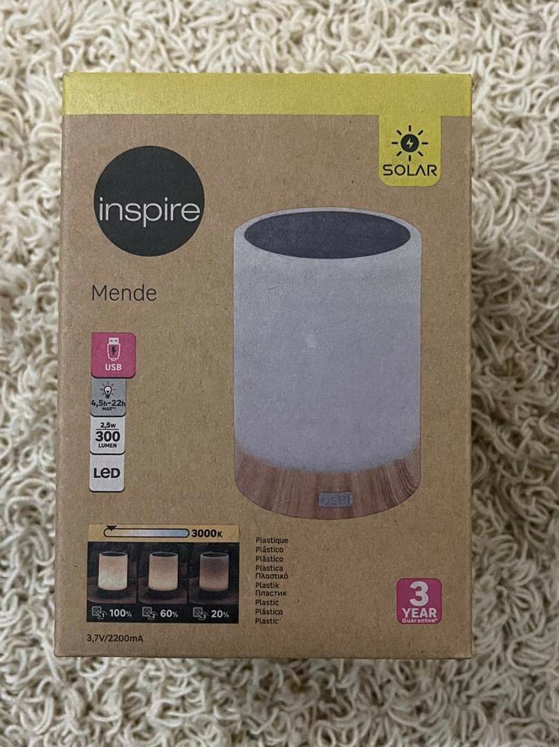 Veilleuse solaire rechargeable