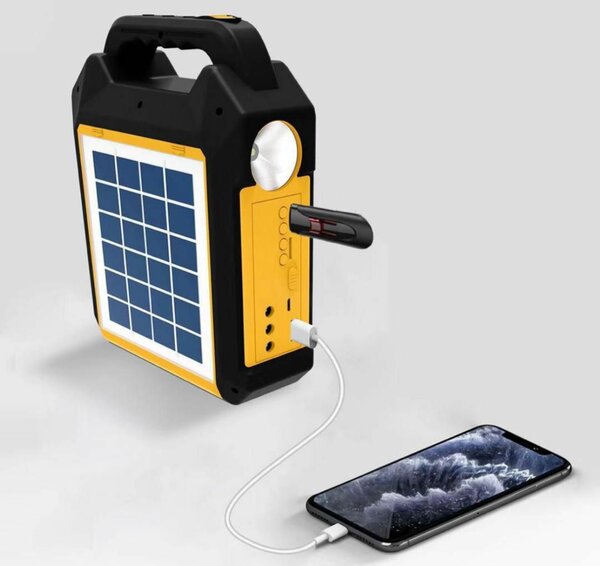 Lampe solaire portable multifonction