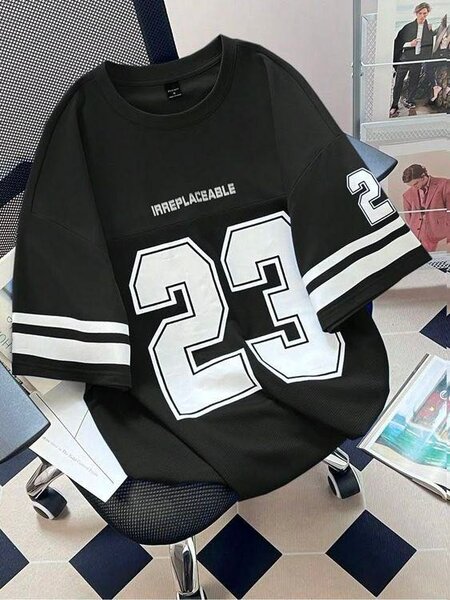 T-shirt sportif "23" noire