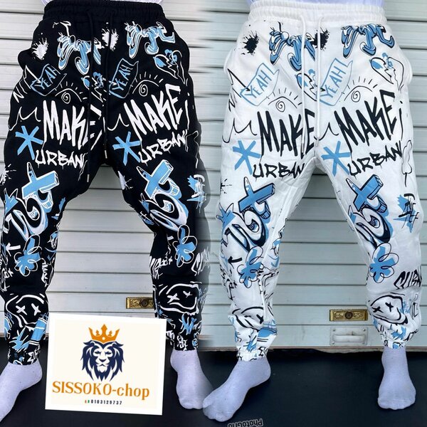 Pantalons de survêtement graffiti