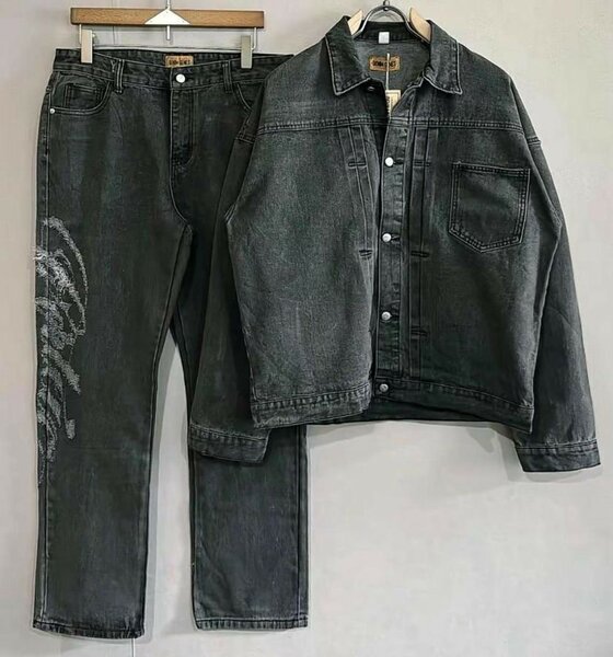 Ensemble veste et pantalon denim