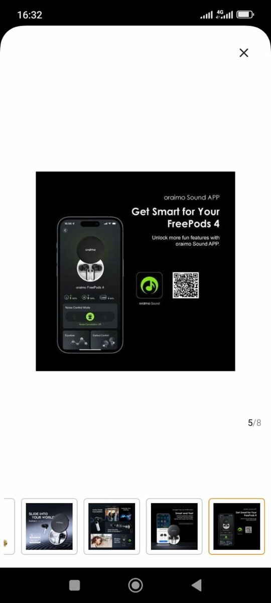 Écouteurs Sans Fil Oraimo FreePods 4