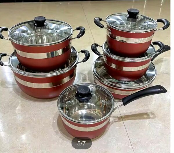 Aluminum double bottom -6 pieces