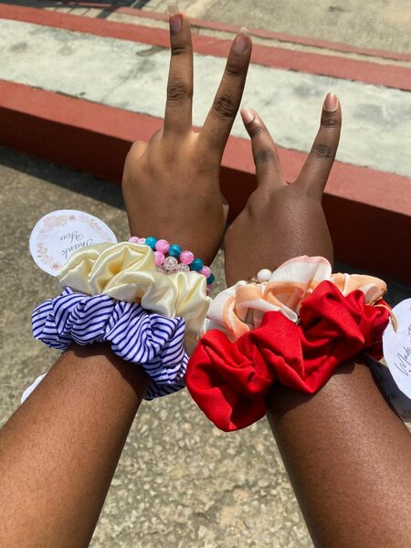 Scrunchies  en satin