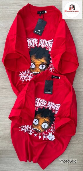 T-shirts rouges stylés enfant