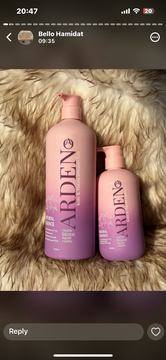 Arden gel avec lait