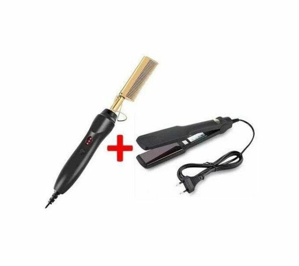 Fer à Lisser et Peigne Chauffant