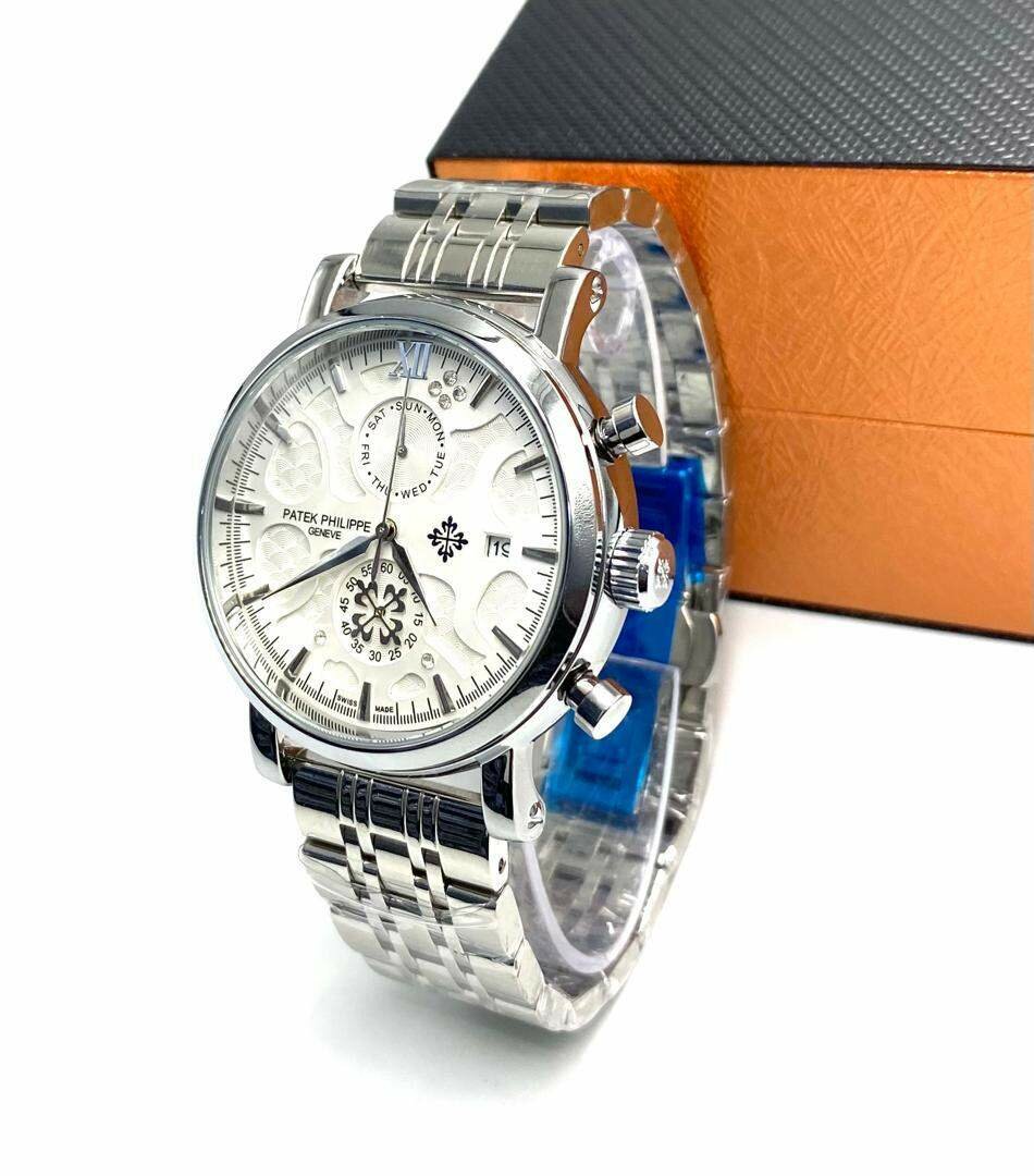 Montre Chrono en Acier Inoxydable