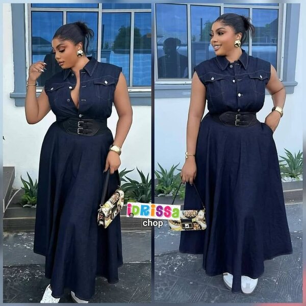 Robe en jean élégante