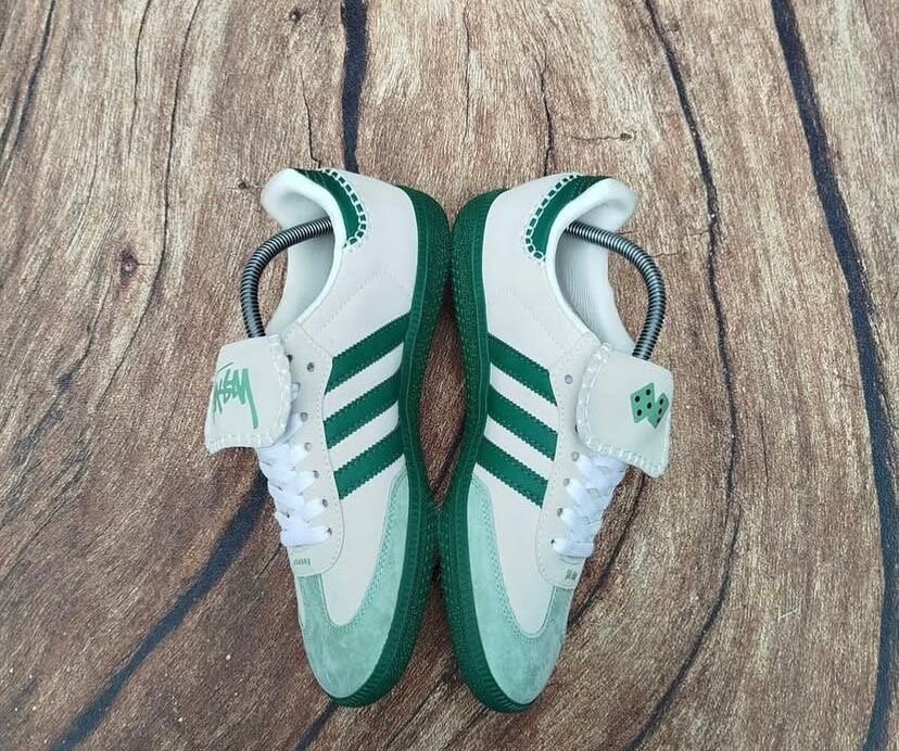 Baskets urbaines vertes tendance