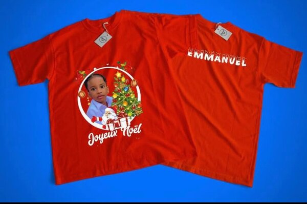 T-shirt de Noël personnalisé
