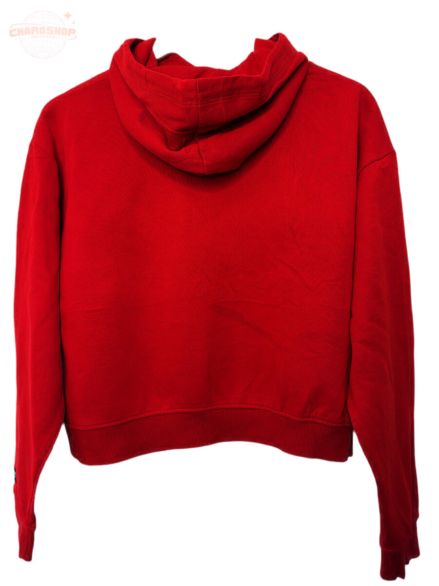 Sweat à Capuche Rouge Unisexe