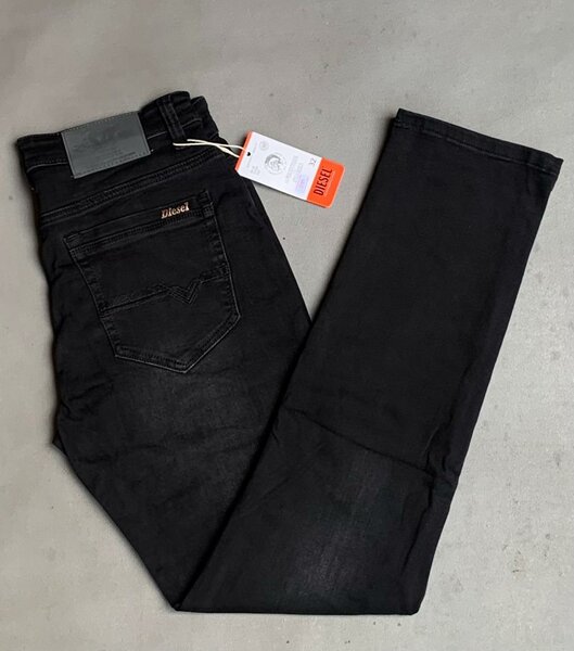 Jean slim noir homme