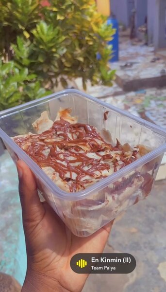 Dessert glacé chocolat noisette