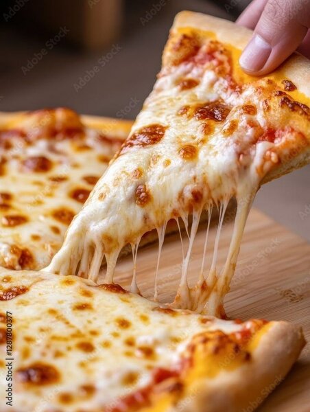 Pizza fromage fondant