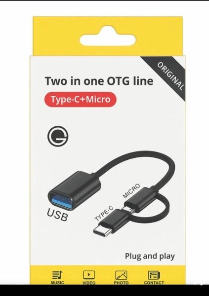 Adaptateur OTG Type-C + Micro USB