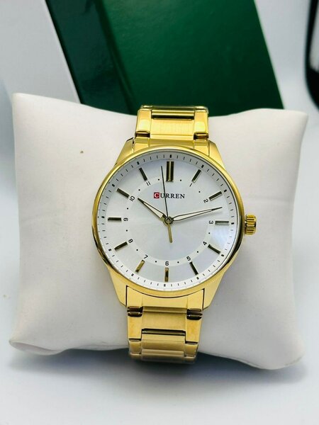 Montre homme Curren dorée élégante