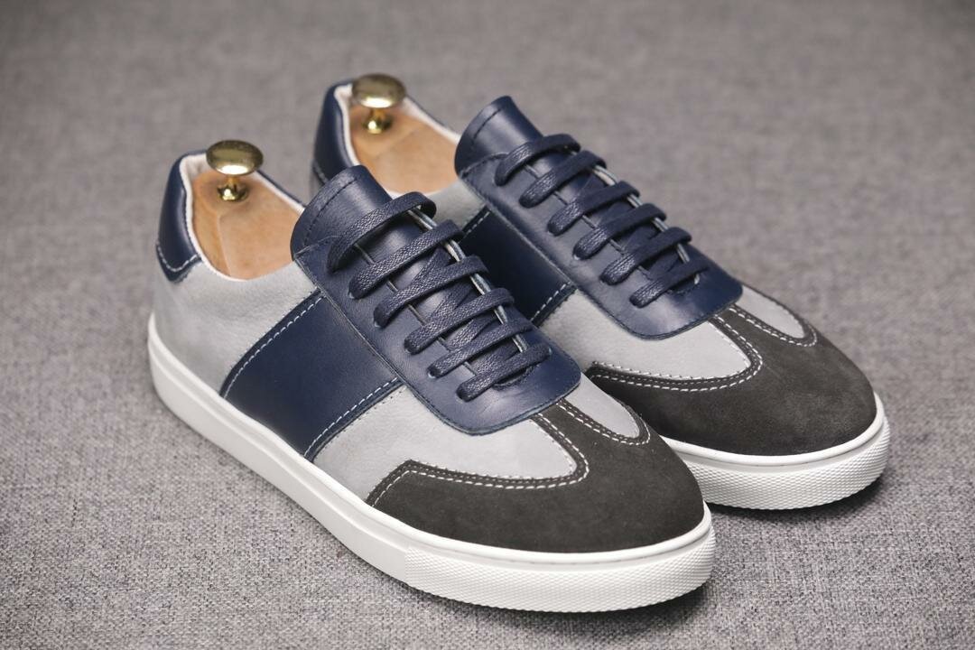 Sneakers en cuir élégantes