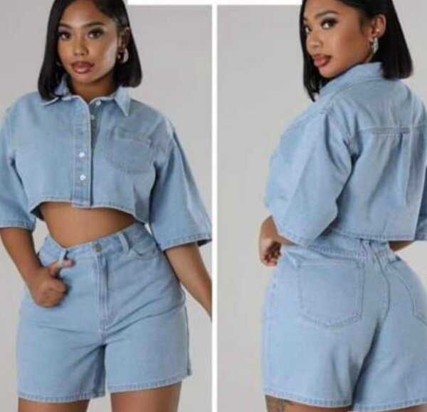 Complet jeans pour femme