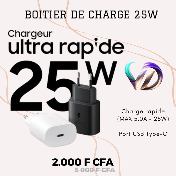 Boitier de Charge rapide 25W