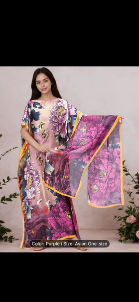 Floral Shawl Wrap Scarf