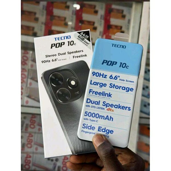 Smartphone Tecno Pop 10c 4/64GB
