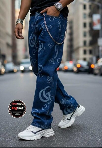 Jeans streetwear imprimés