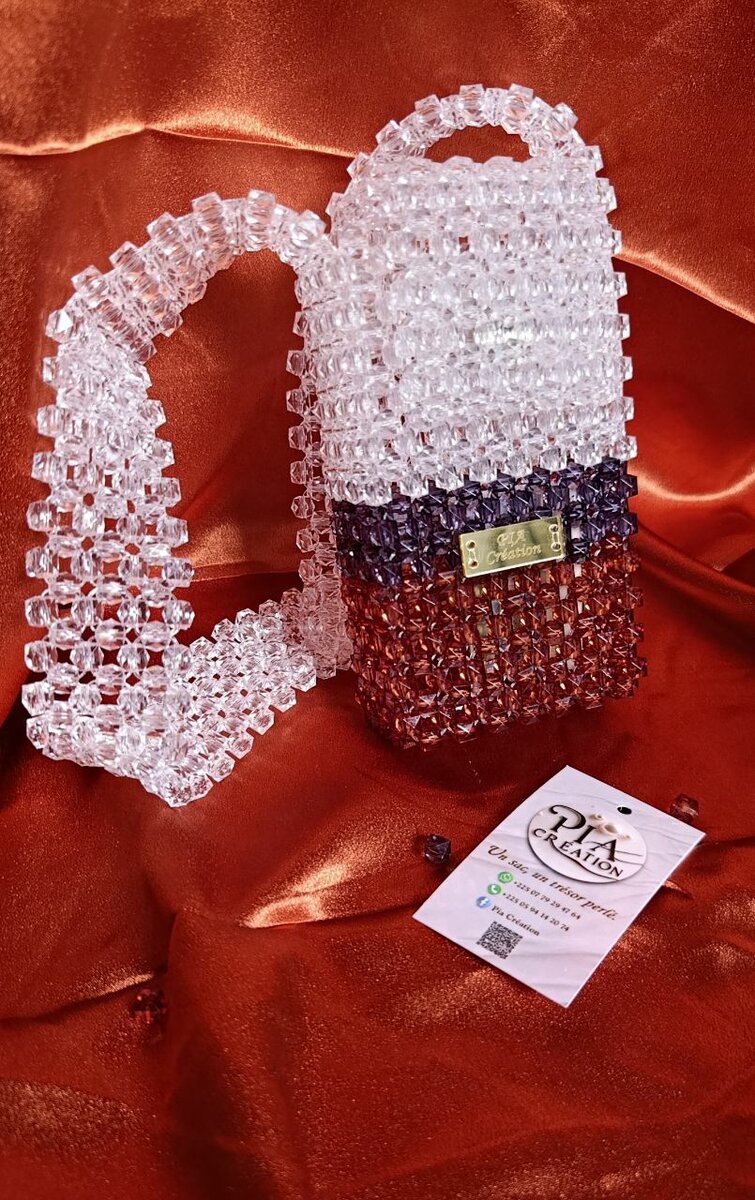 Sac en perles de qualité chic