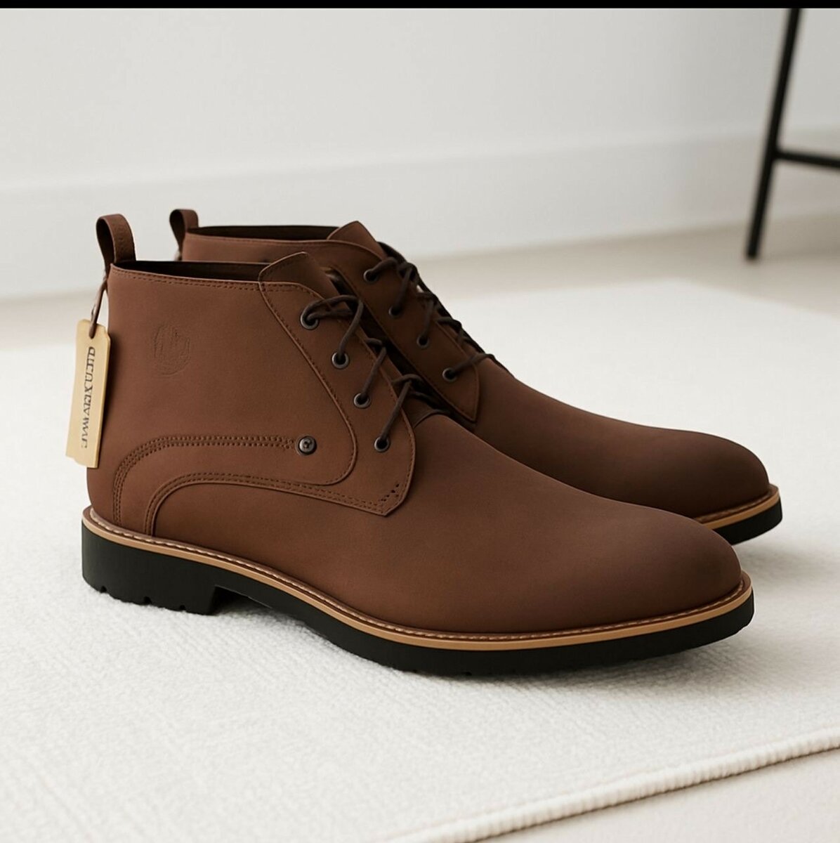 Bottines en cuir élégantes