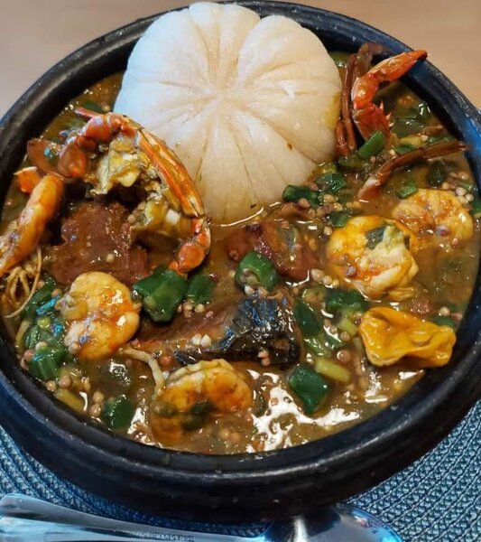 Soupe Africaine aux Fruits de Mer