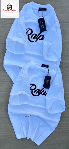 T-shirt blanc en coton