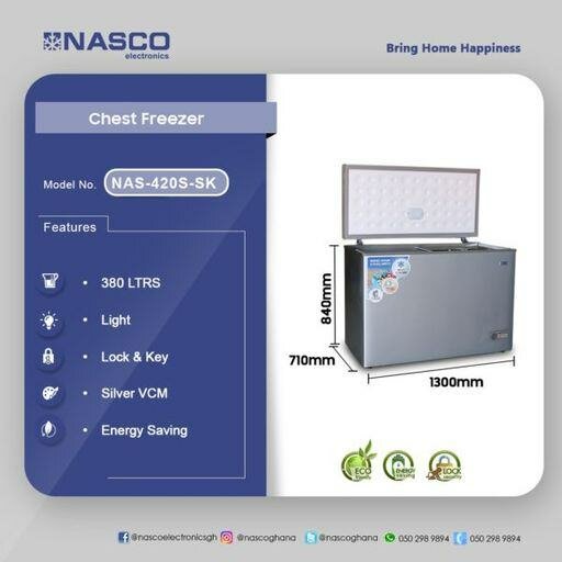 NASCO 400LTRS Chest Freezer