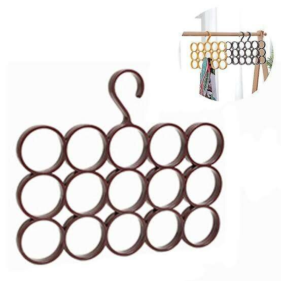 Scarf Hanger 15 Holes Hanger Hanging Scarf Organizer Hanger
