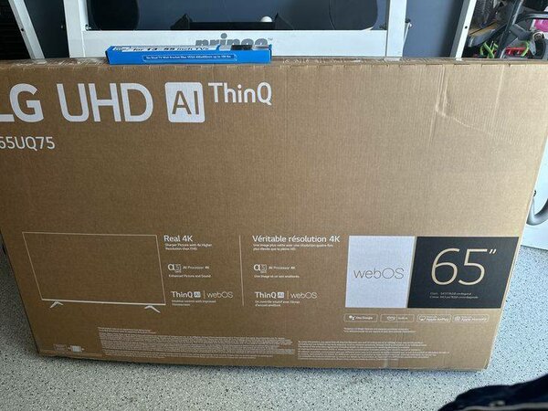 Télévision 65" UHD 4K LG/Samsung