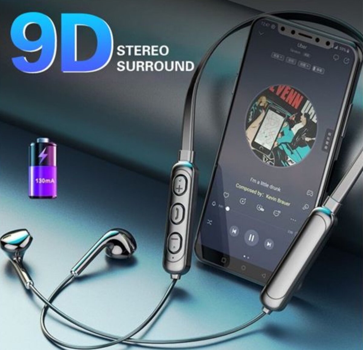 Bluetooth headset neck hanging device