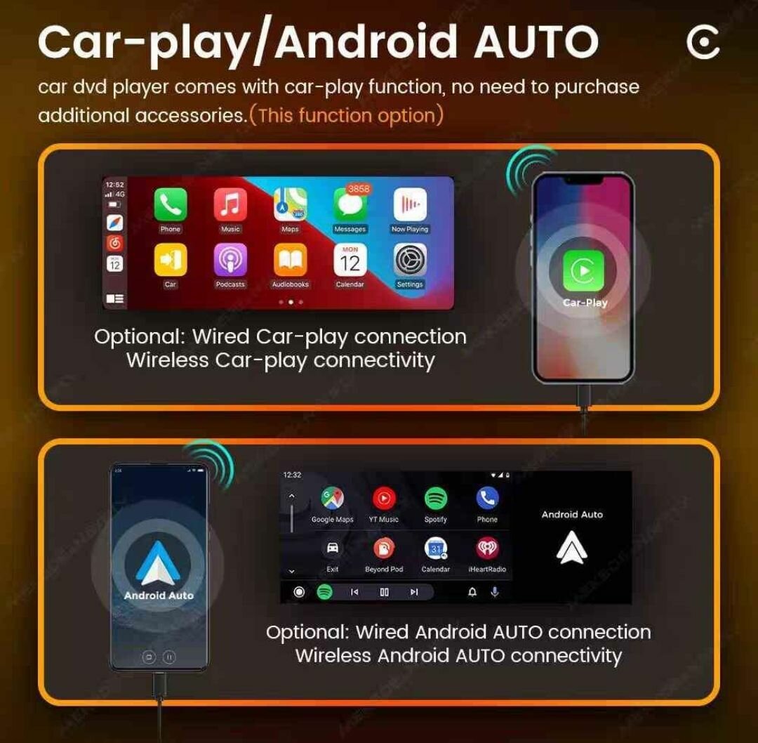Autoradio CarPlay Android Auto