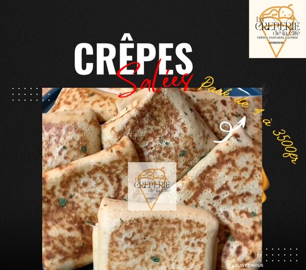 Pack de 4 crêpes salées