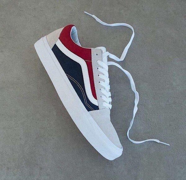 Vans Sneakers Rouge et Bleu