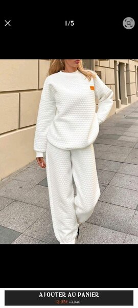 Pantalon coton bien lourd