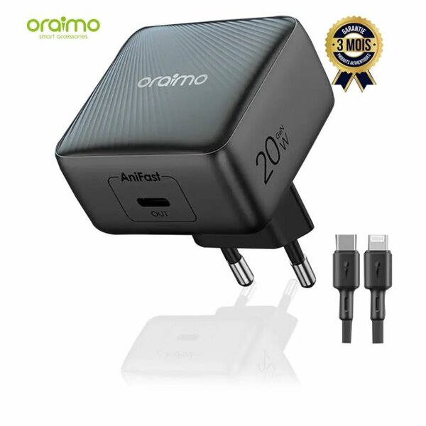 Chargeur Rapide Oraimo 20W