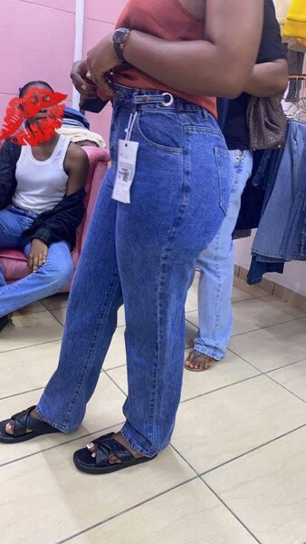 Jeans cargo tendance femme