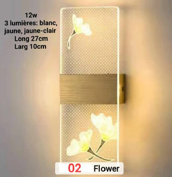 Applique murale électrique LED