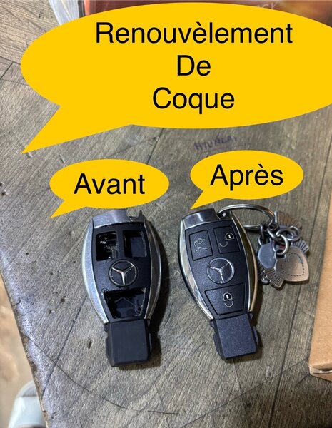 Coque de clé Mercedes-Benz