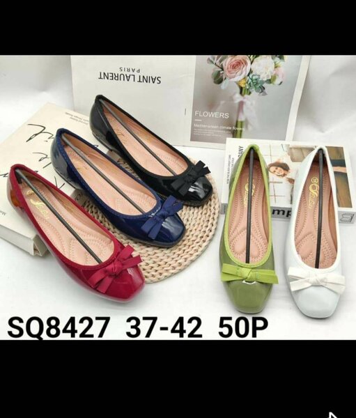 Ballerines élégantes en simili-cuir