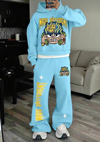 Ensemble survêtement homme bleu