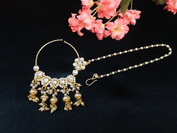Kundan nose ring